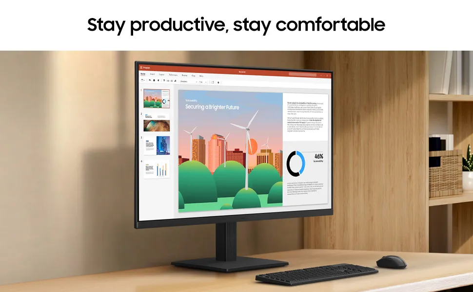 Samsung LS24D300GAWXXL 24 inch S3 Flat IPS FHD 1920x1080 100Hz Monitor overview 1