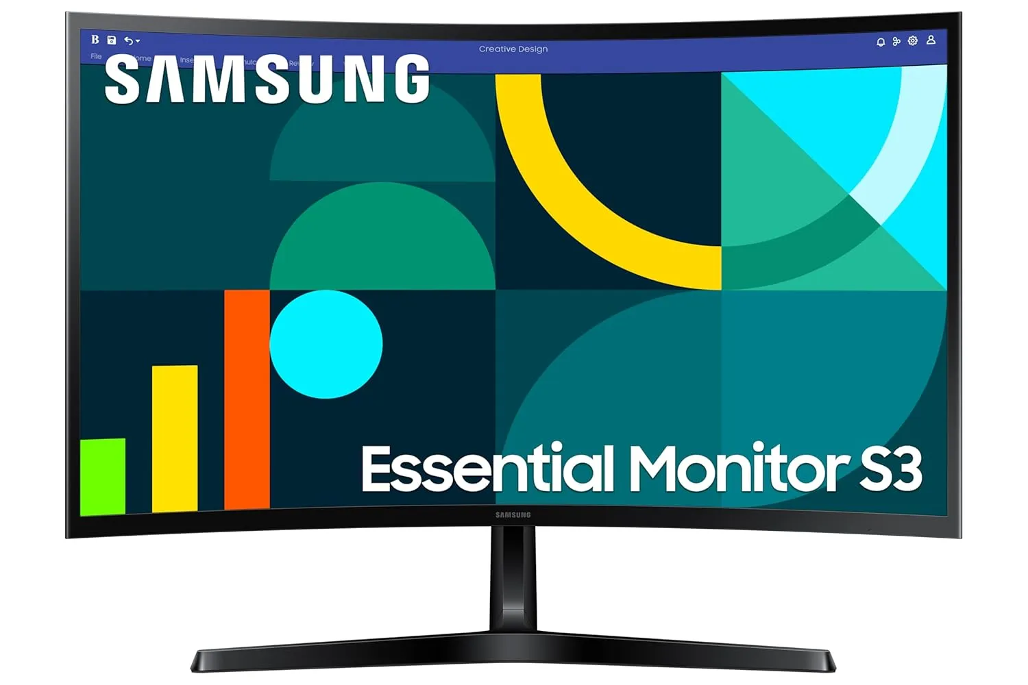 Samsung LS27D368GAWXXL 27 inch FHD Essential 1800R Curved Screen 100Hz Monitor overview 1