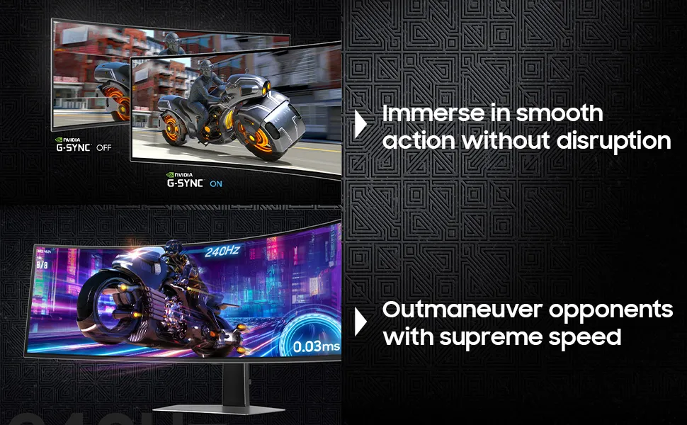 Samsung LS49DG930SWXXL Odyssey OLED G9 2K DQHD 49 Inch Curved Gaming Monitor overview 4