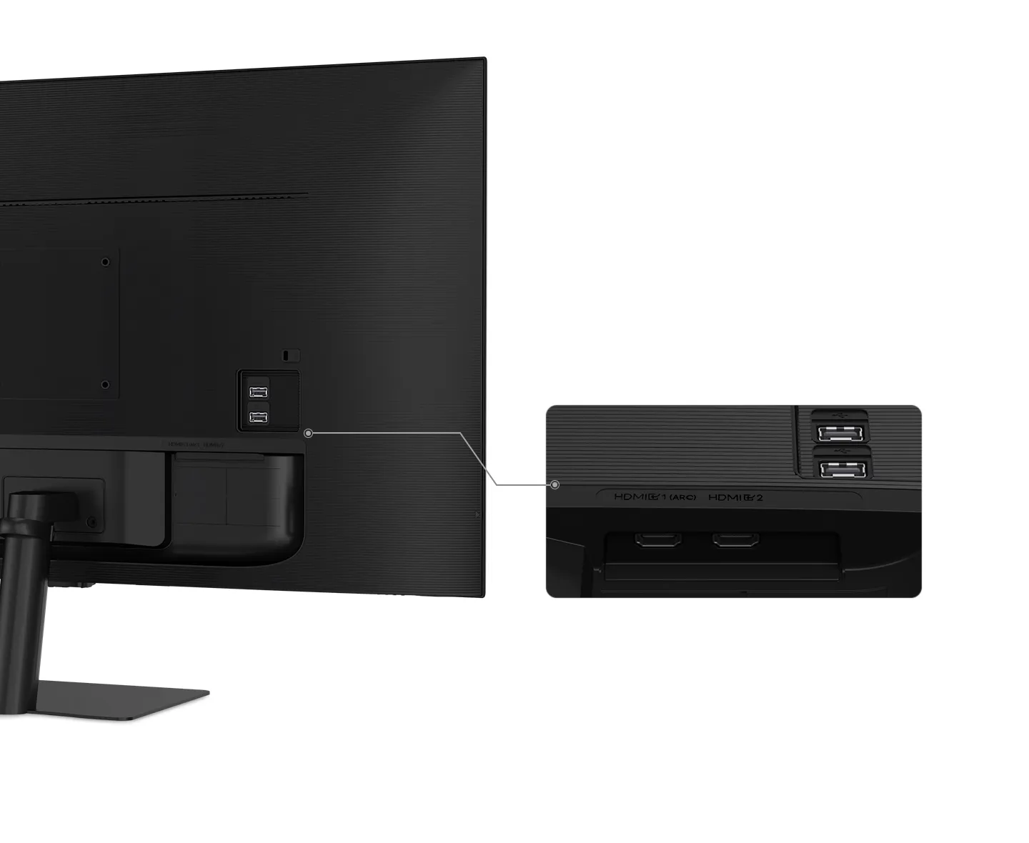 Samsung M5 LS27CM500EWXXL 68.58 cm (27 ") FHD Smart Monitor Black overview 5