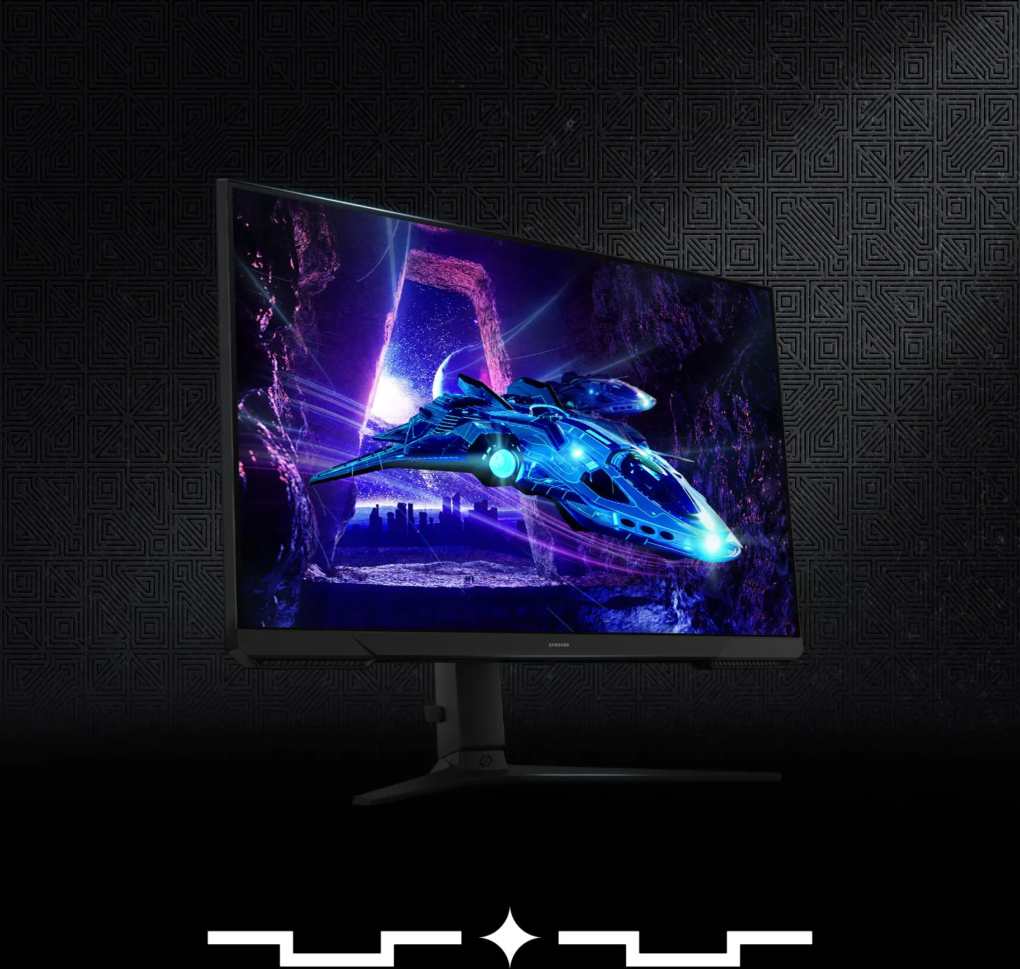 Samsung Odyssey G3 Gaming Monitor 68.5 cm (27"), FHD 1920 X 1080, 180 Hz, 1ms(MPRT), AMD Freesync, DP, HDMI, Height Adjustable Stand, Tilt, Pivot, Bezel-Less, Eye-Saver (LS27DG300EWXXL, Black) overview 1