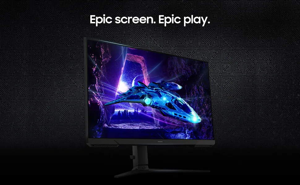 Samsung Odyssey G3 LS24DG300EWXXL 24 Inch Gaming Monitor overview 1