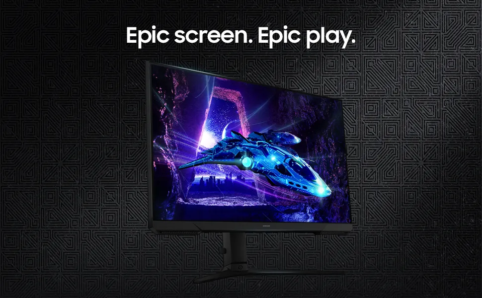 Samsung Odyssey G3 LS27DG302EWXXL Gaming Monitor (Black) overview 1