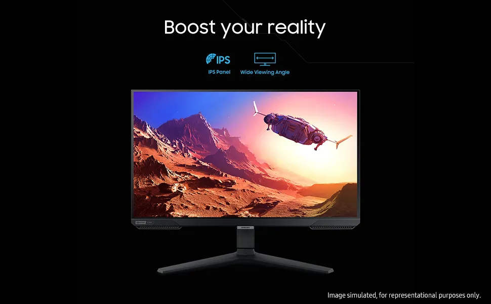 Samsung Odyssey G4 LS25BG400EWXXL 25 Inch Gaming Monitor overview 2