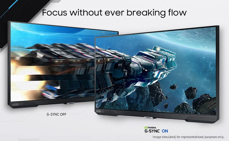 Samsung Odyssey G4 LS27BG400EWXXL 27″ Inch Fhd 240hz Ips Gaming Monitor overview 3