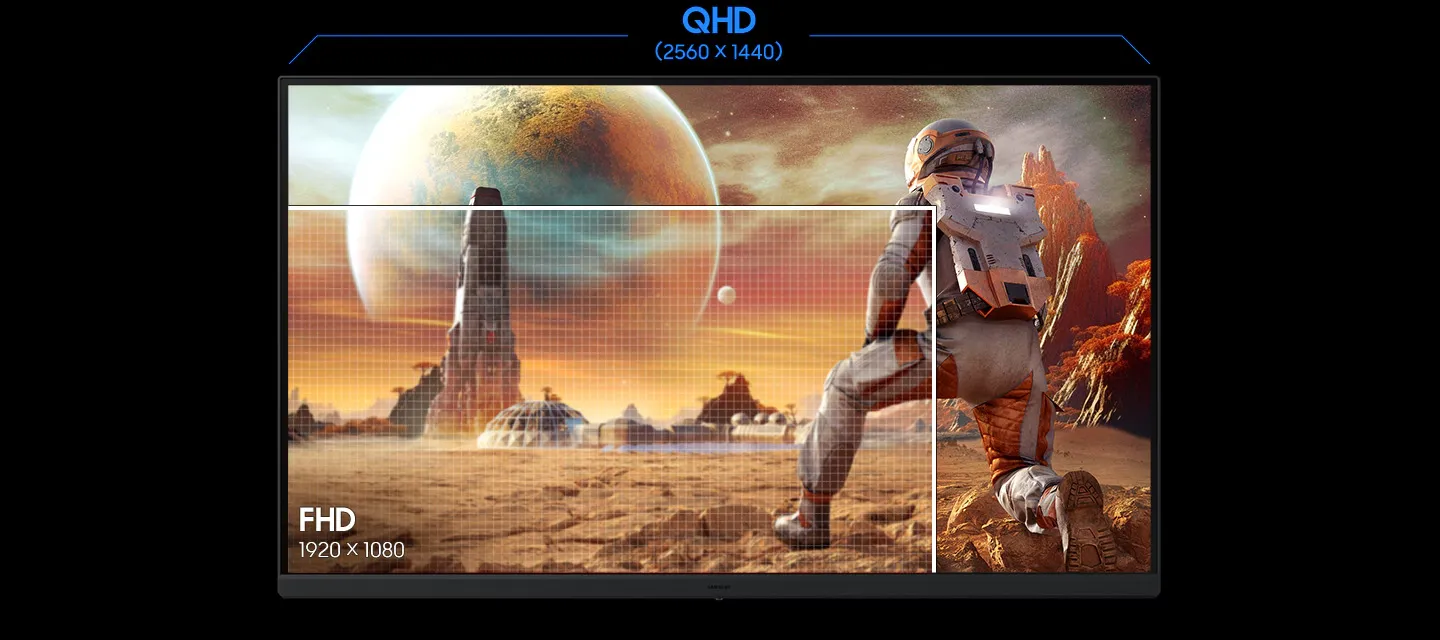 Samsung Odyssey G5 LS27FG530EWXXL 27 Inch Gaming Monitor overview 2