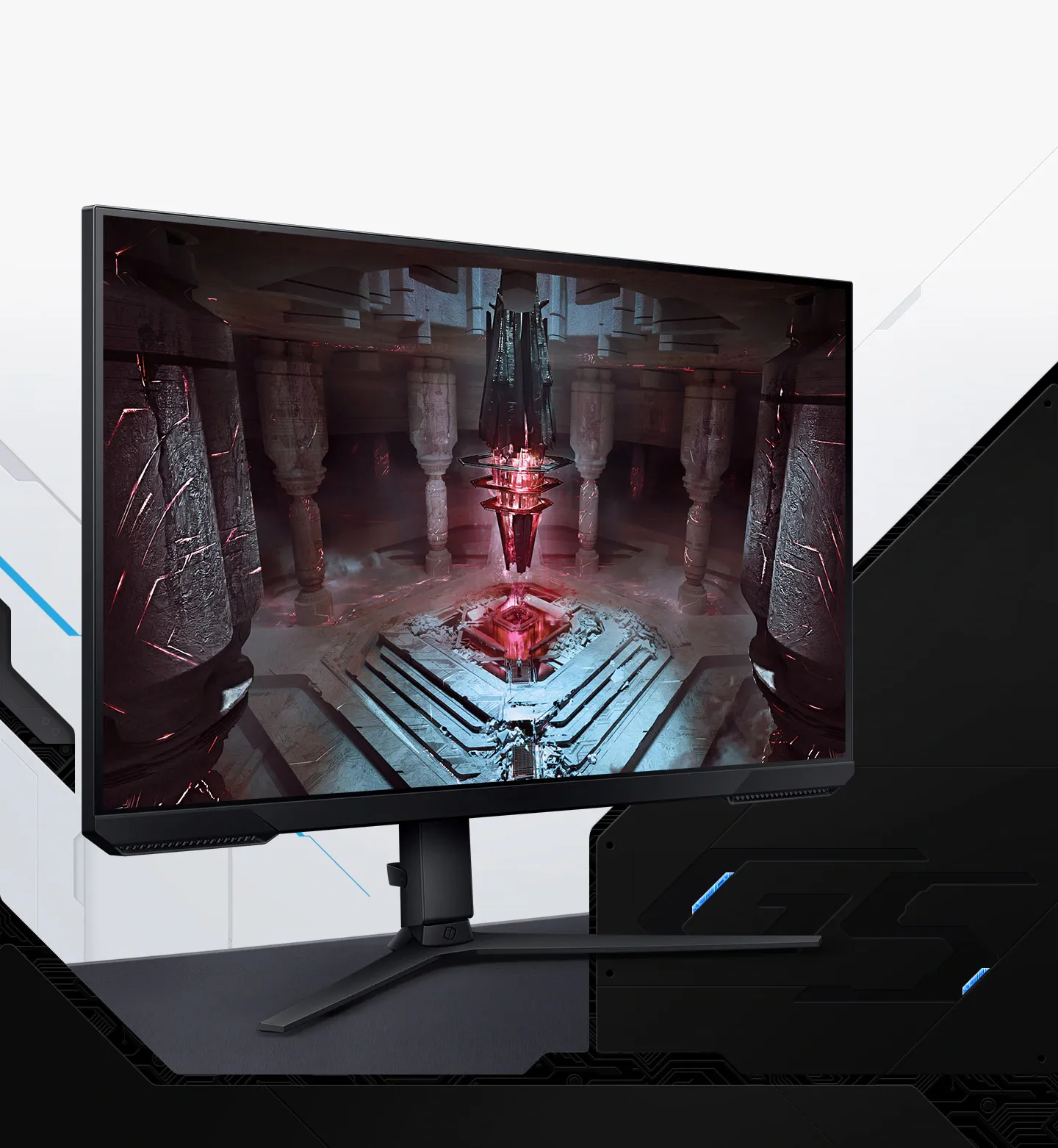 Samsung Odyssey G5 Ls32cg510ewxxl 32 Inch Qhd Gaming Monitor overview 1