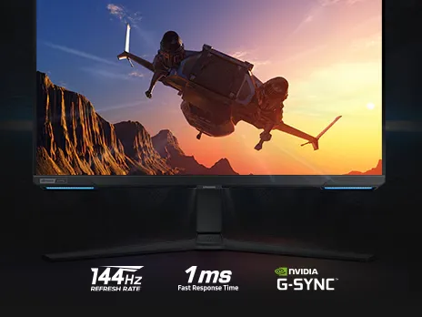 Samsung Odyssey G7 28" 4K UHD 144Hz IPS Gaming Monitor LS28BG700EWXXL overview 2