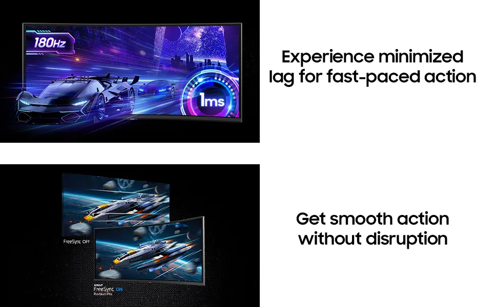 Samsung Odyssey G7 LS40FG750EWXXL 40 Inch WUHD Curved Gaming Monitor overview 4