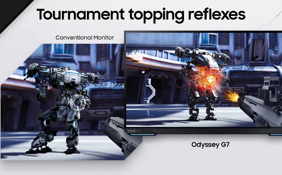 Samsung Odyssey G7 S28AG70 4K 144Hz UHD IPS Gaming Monitor overview 6
