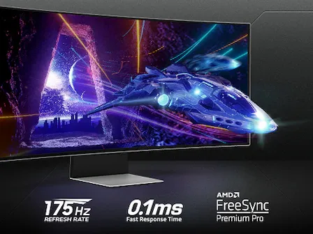 Samsung Odyssey G8 OLED LS34BG852SWXXL 34 Inch Gaming Monitor overview 2