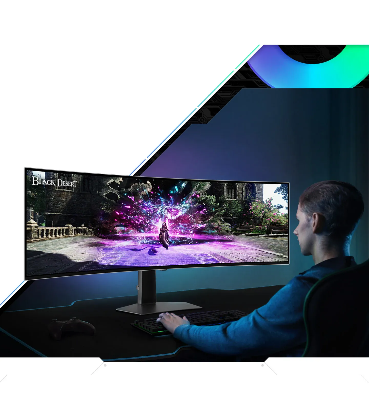 Samsung Odyssey G9 OLED 49 Inch Curved Gaming Monitor (LS49CG930SWXXL) overview 2