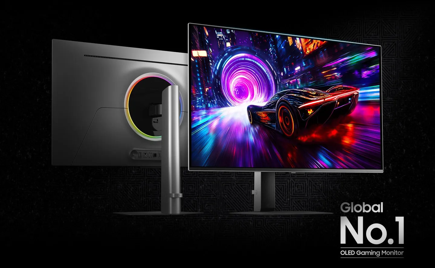 Samsung Odyssey QD-OLED G8 27-inch (68.5 cm) 4K 3840 x 2160 Glare Free Gaming Flat Monitor (LS27FG810SWXXL, Silver) overview 1