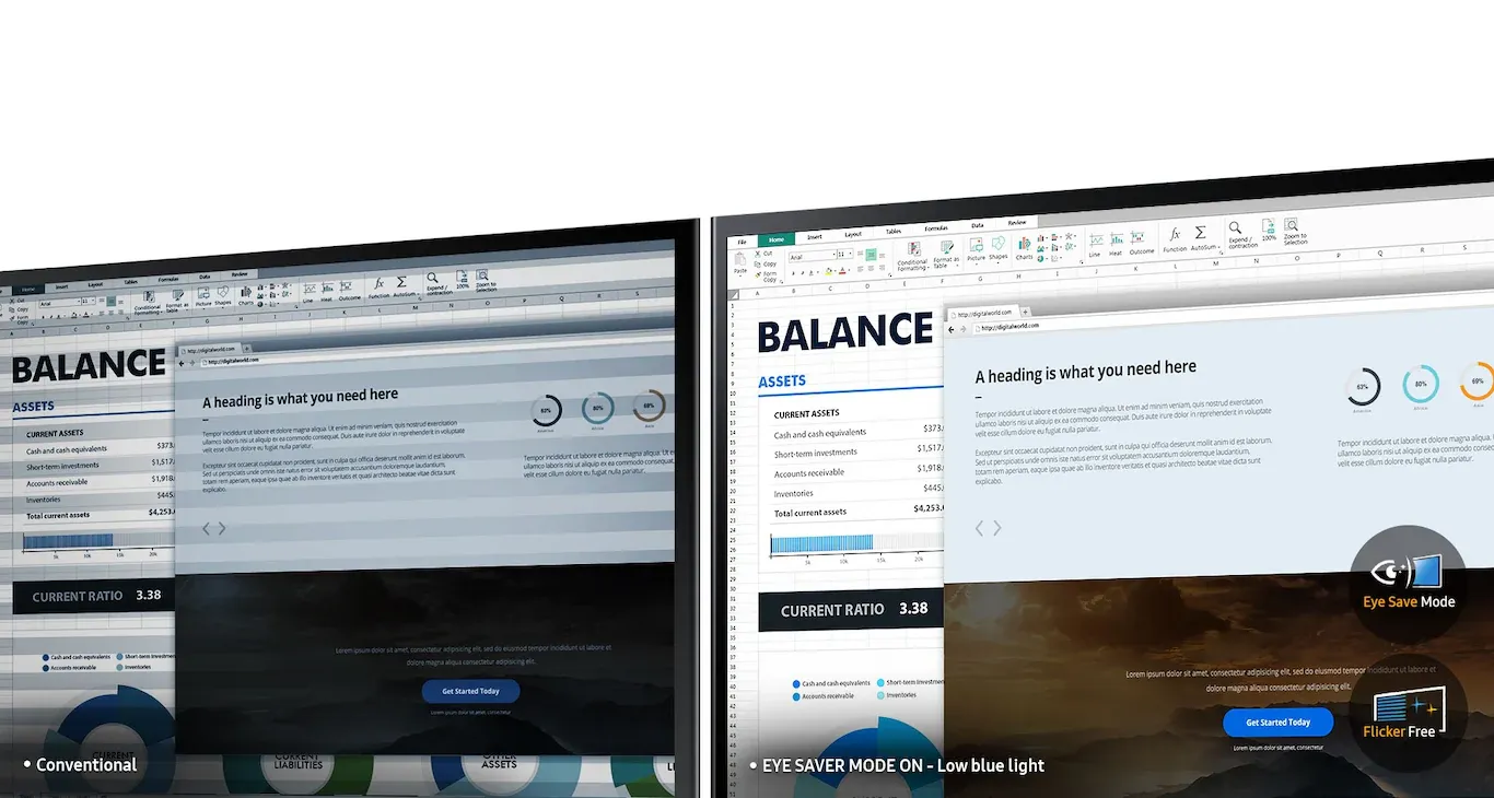 Samsung SF350 23.5 60Hz Screen LED Monitor overview 4