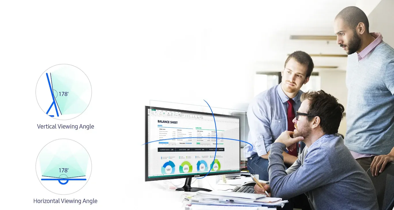 Samsung SF350 23.5 60Hz Screen LED Monitor overview 5