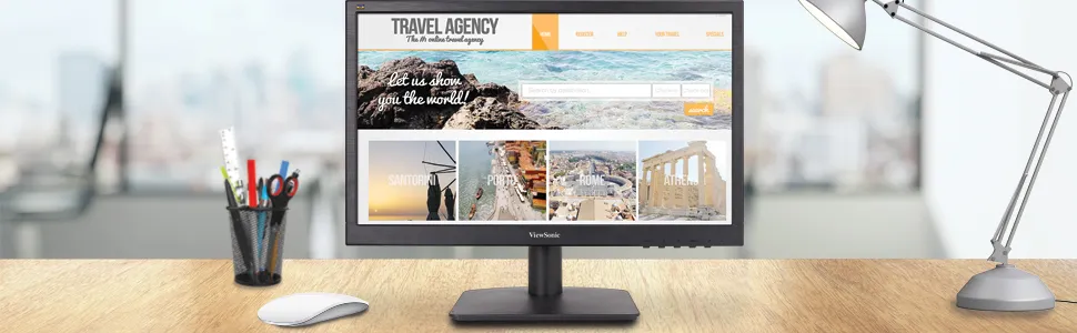 ViewSonic VA1903H 19 Inch Widescreen Monitor overview 1