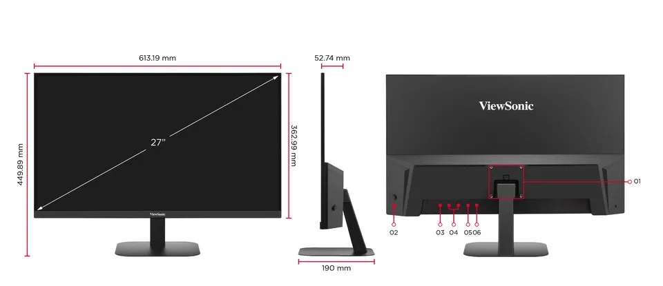 ViewSonic VA2708-4K-MHD 27-inch (68.58cm) 4K UHD Monitor overview 10