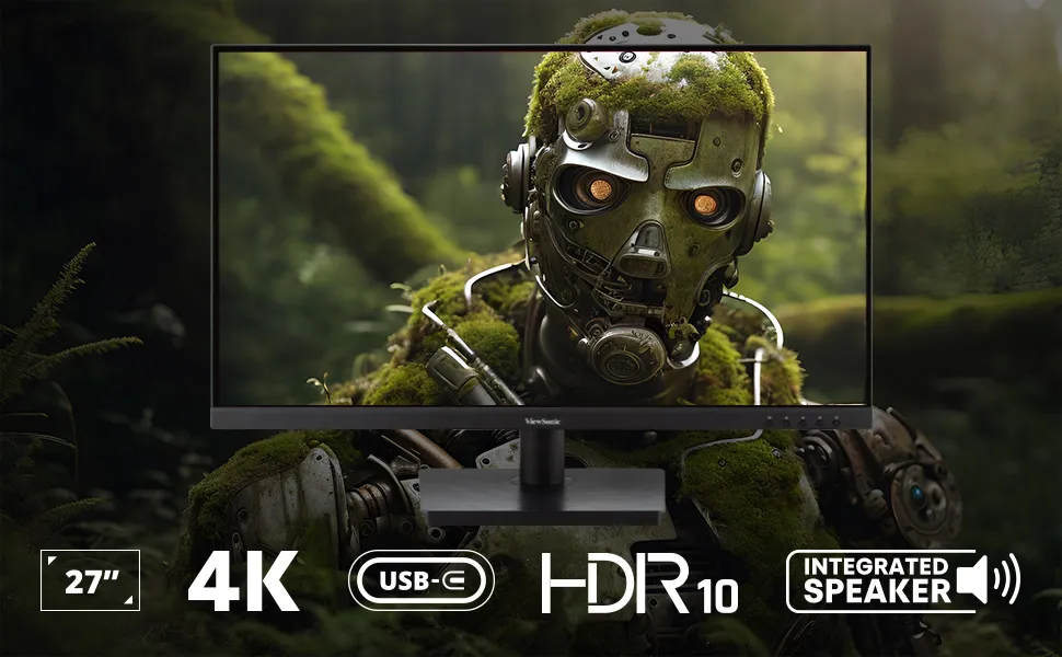 ViewSonic VA2709U-4K 27 Inch SuperClear IPS 4K UHD Monitor overview 1