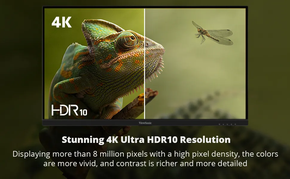 ViewSonic VA2709U-4K 27 Inch SuperClear IPS 4K UHD Monitor overview 3