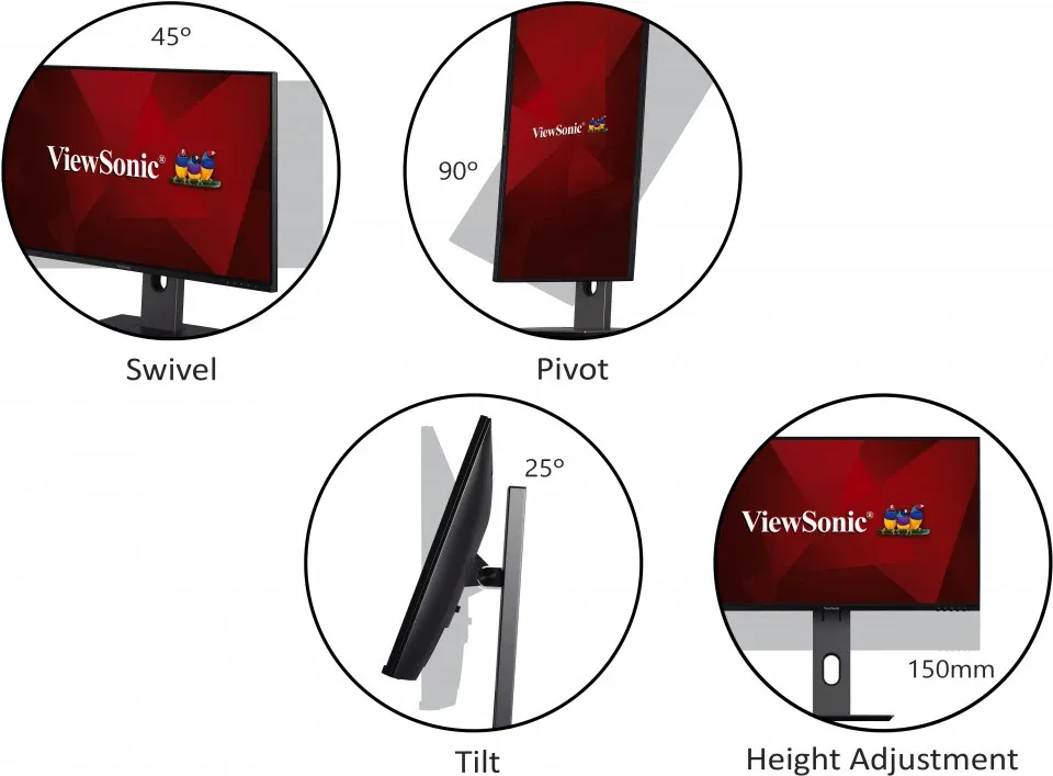 ViewSonic VX2480-SHDJ 24" FHD 75Hz IPS Gaming Monitor overview 4
