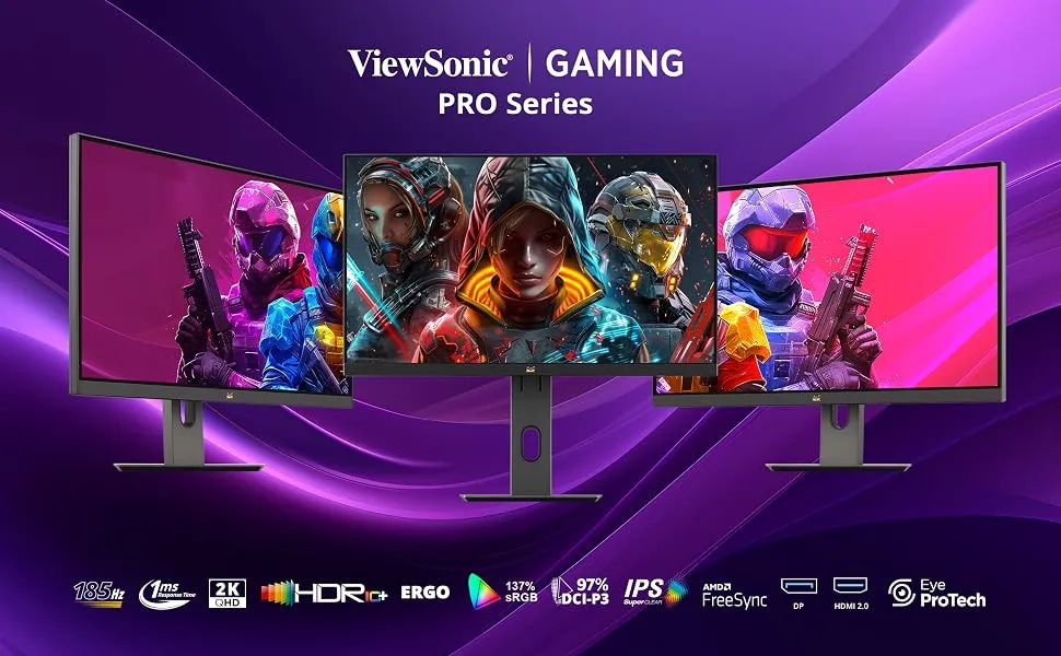 ViewSonic VX2758A-2K-PRO-4 27 Inch Gaming Monitor overview 1