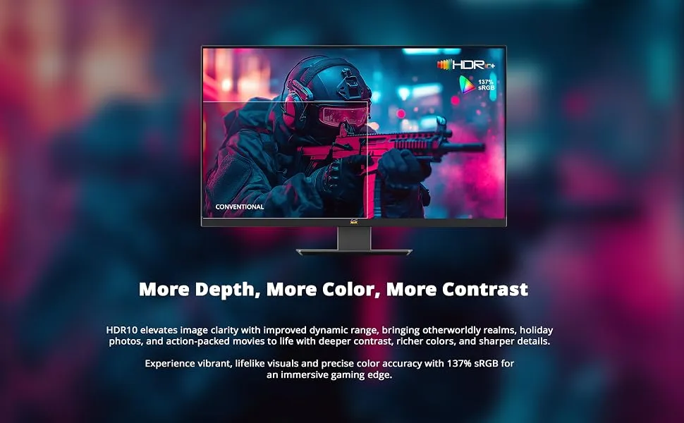 ViewSonic VX2758A-2K-PRO-4 27 Inch Gaming Monitor overview 3