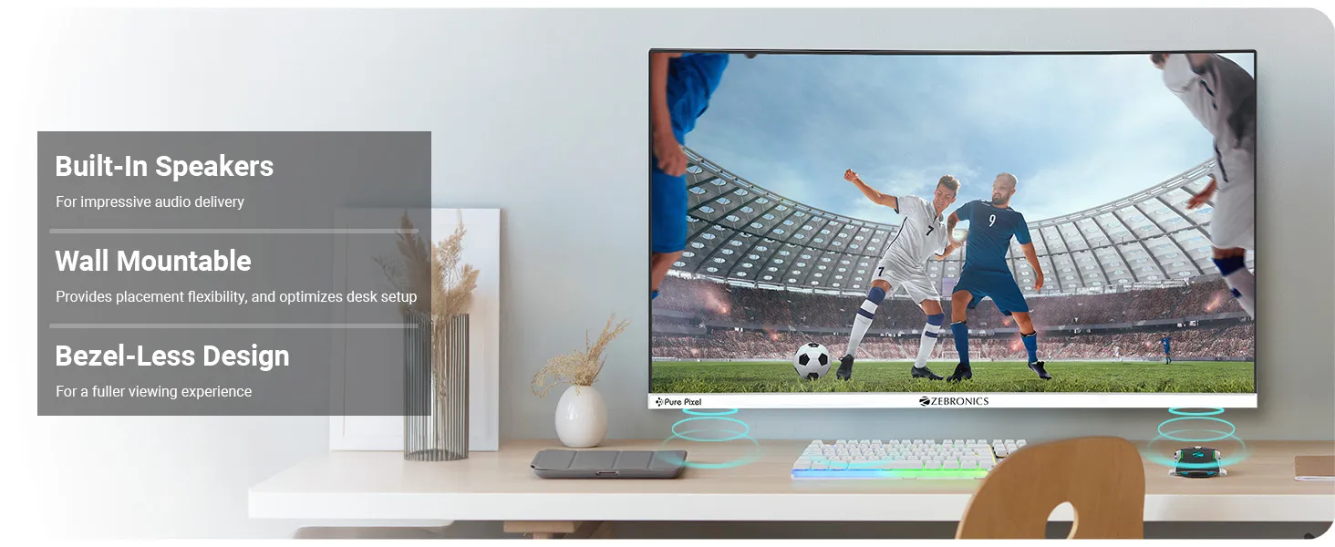ZEBRONICS A24FHD 24 inch (60.4cm) 100Hz LED Monitor overview 6