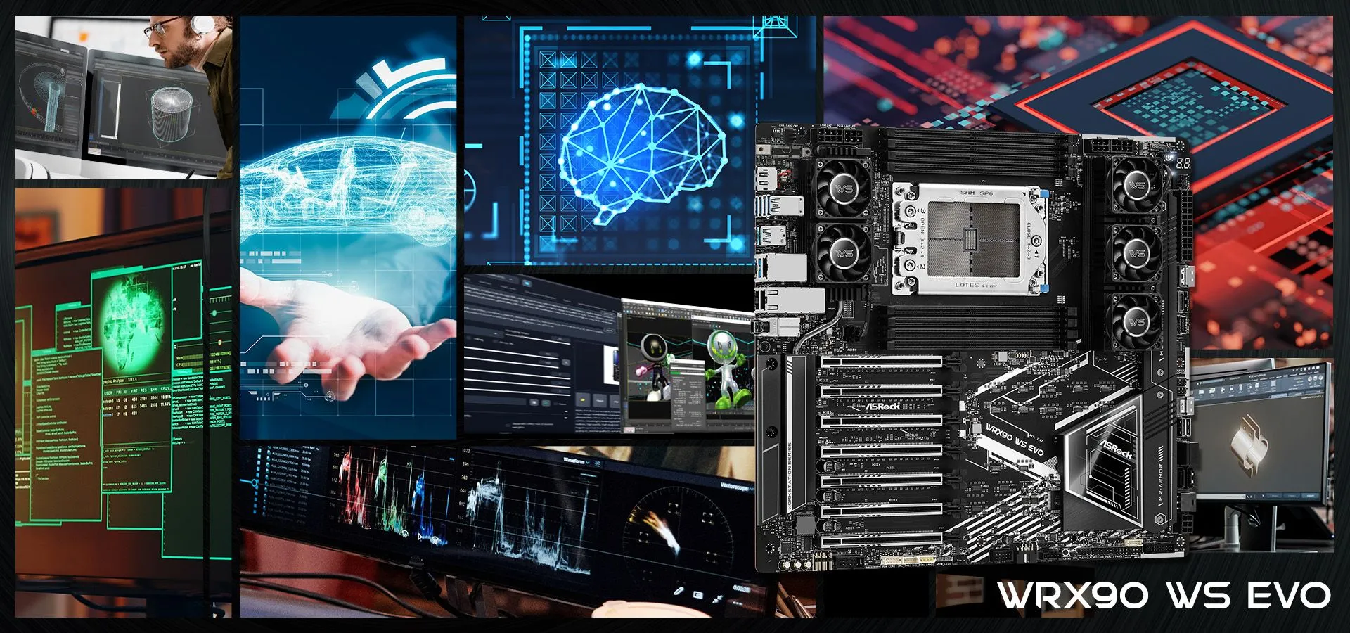 ASROCK WRX90 WS EVO MOTHERBOARD overview 2