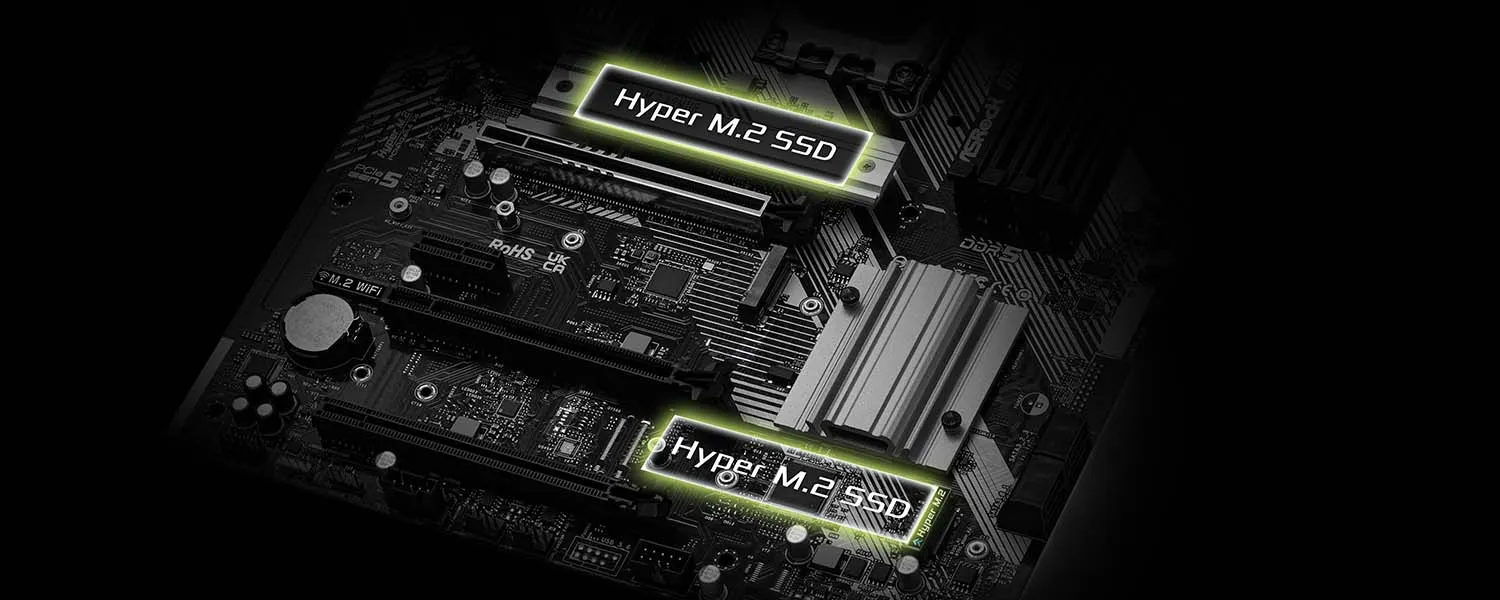 ASRock B760 Pro RS DDR5 ATX LGA1700 Motherboard overview 14