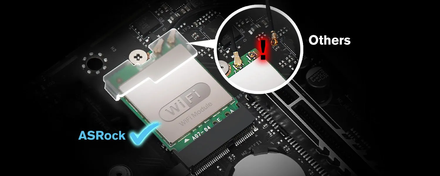 ASRock B760M Pro-A WiFi LGA 1700 DDR5 mATX Motherboard overview 14