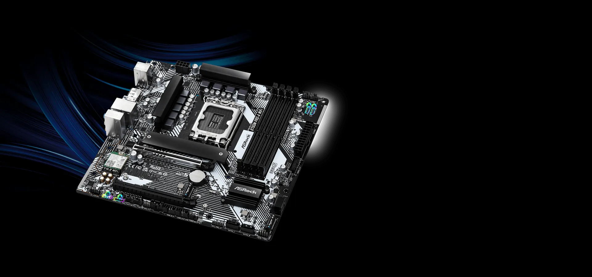 ASRock B760M Pro-A WiFi LGA 1700 DDR5 mATX Motherboard overview 9