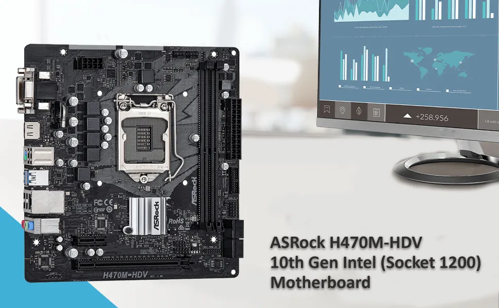ASRock H470M-HDV Intel Motherboard overview 2