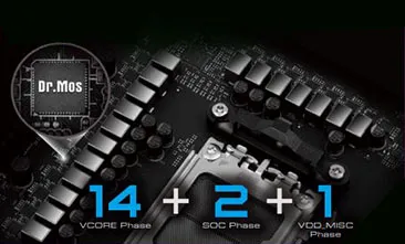 ASRock Phantom Gaming X870 Riptide WIFI DDR5 ATX Motherboard overview 3