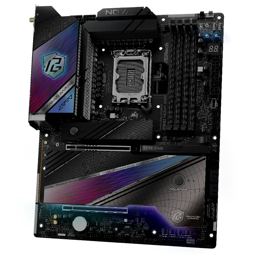 ASRock Phantom Gaming Z890 Nova WIFI Motherboard overview 8