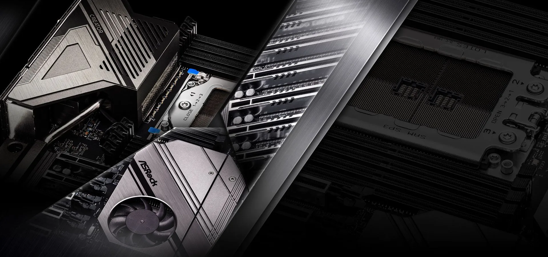 ASRock WRX80 Creator R2.0 WIFI Workstation Motherboard overview 2