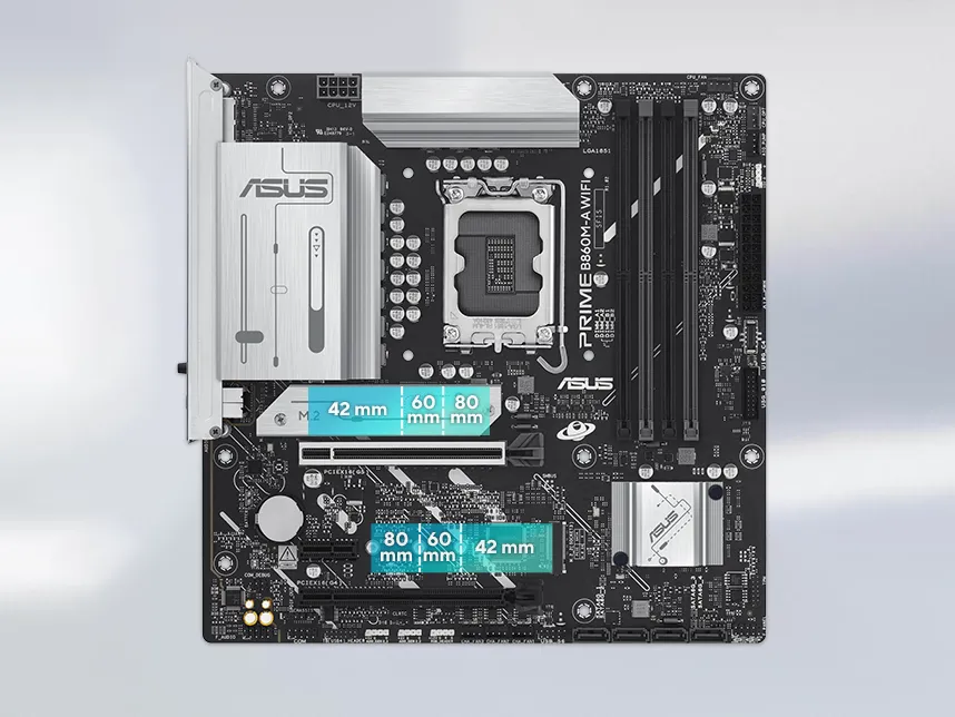 ASUS PRIME B860M-A WIFI-CSM Micro-ATX LGA 1851 Motherboard overview 10