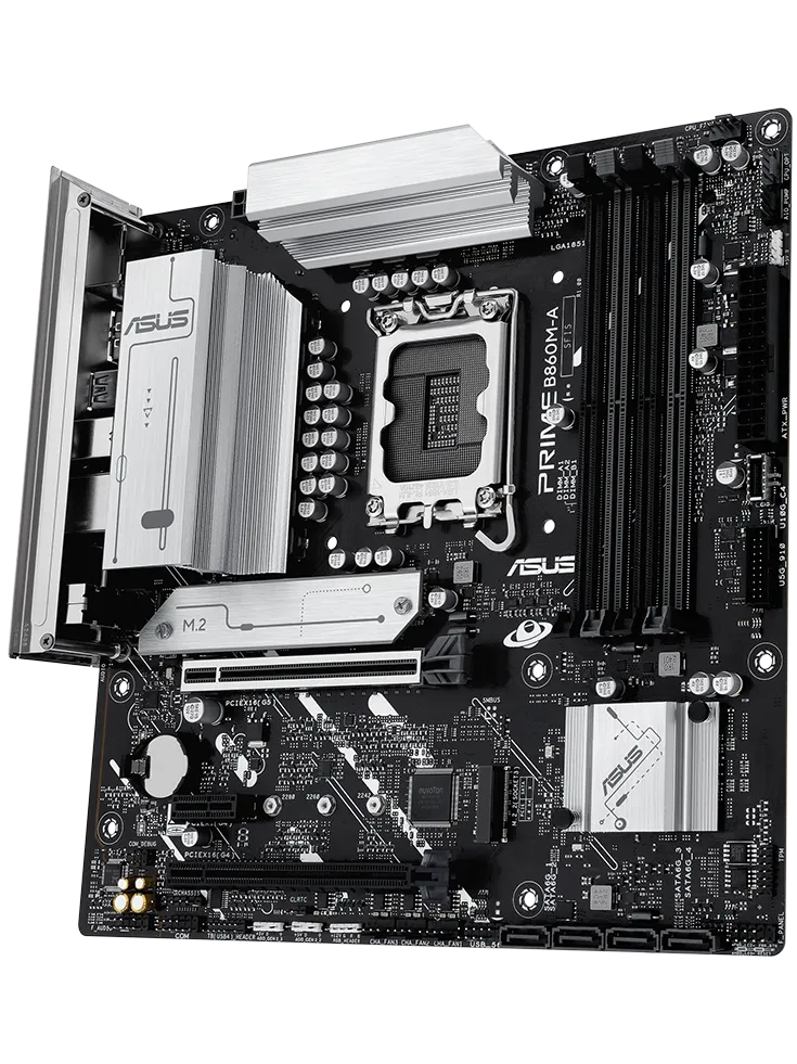 ASUS PRIME B860M-A-CSM Micro-ATX LGA 1851 Motherboard overview 1