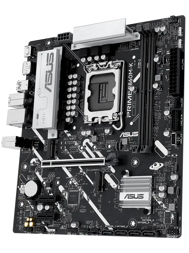 ASUS PRIME B860M-K-CSM Micro-ATX LGA 1851 Motherboard overview 1