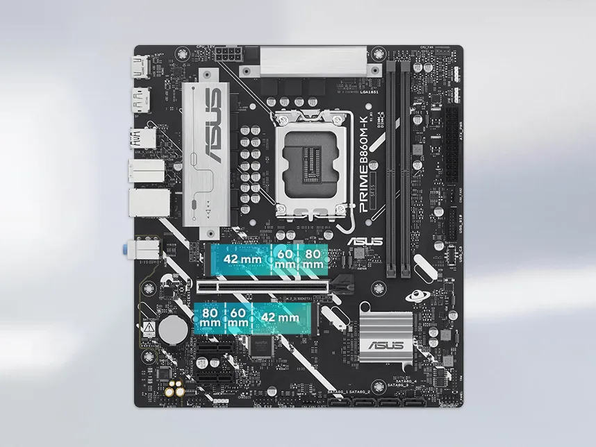 ASUS PRIME B860M-K-CSM Micro-ATX LGA 1851 Motherboard overview 10