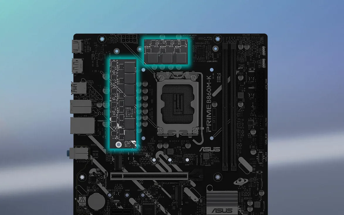 ASUS PRIME B860M-K-CSM Micro-ATX LGA 1851 Motherboard overview 7