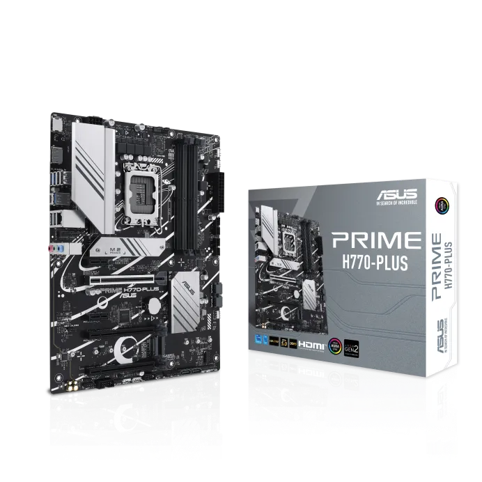 ASUS PRIME H770-PLUS Intel LGA 1700 DDR5 Motherboard Supports Intel 12th, 13th & 14th Gen Processors overview 1