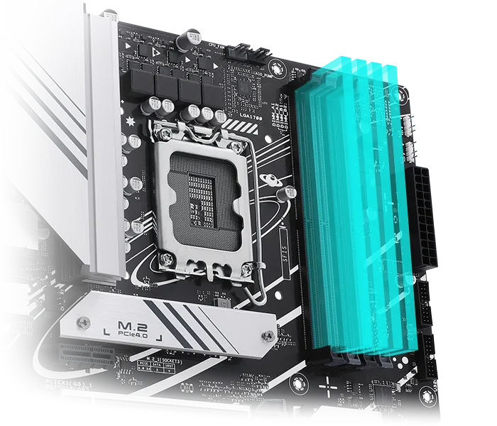 ASUS PRIME H770-PLUS Intel LGA 1700 DDR5 Motherboard Supports Intel 12th, 13th & 14th Gen Processors overview 6