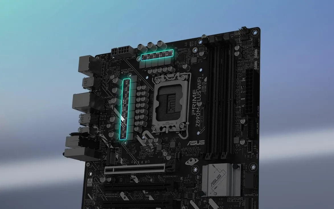 ASUS PRIME Z890M-PLUS WIFI LGA 1851 M-ATX Motherboard overview 3