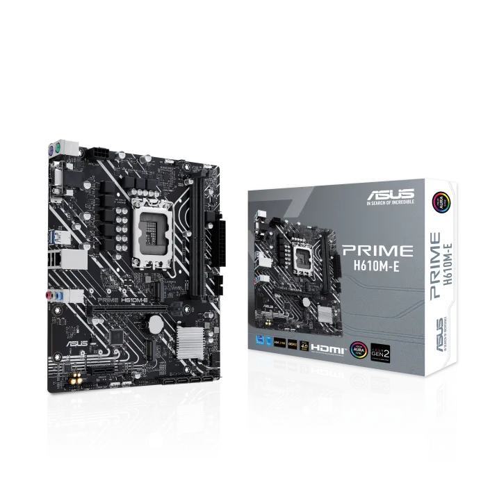 ASUS Prime H610M-E DDR5 Intel LGA 1700 mATX Motherboard Supports Intel 12th, 13th & 14th Gen Processors overview 1