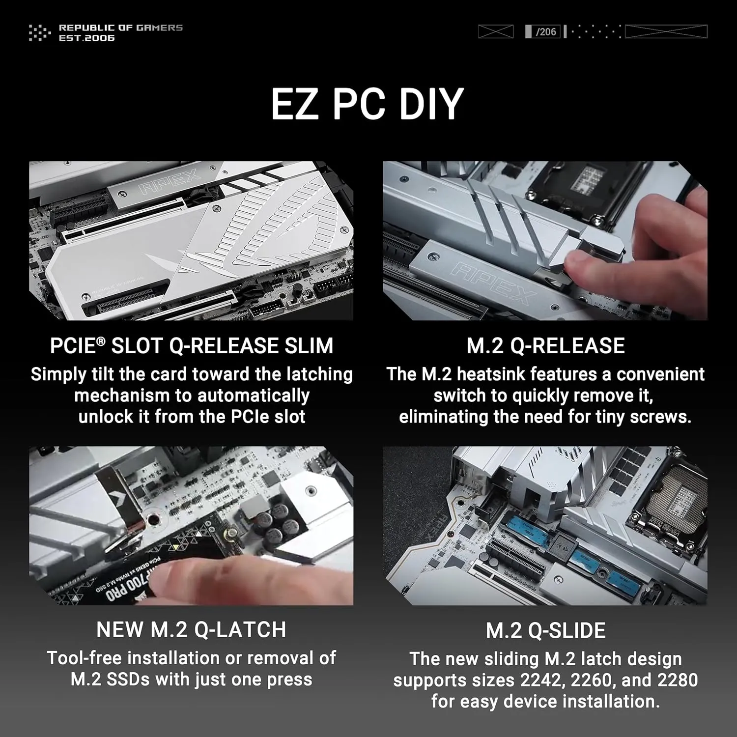 ASUS ROG MAXIMUS Z890 APEX LGA 1851 ATX Motherboard overview 4
