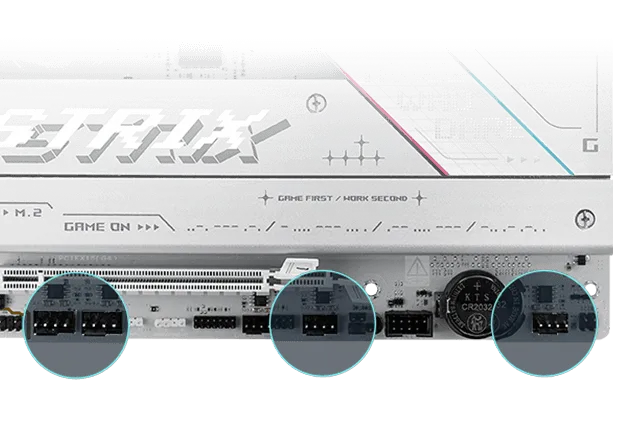 ASUS ROG STRIX B850-A Gaming WIFI ATX Motherboard (White) overview 12