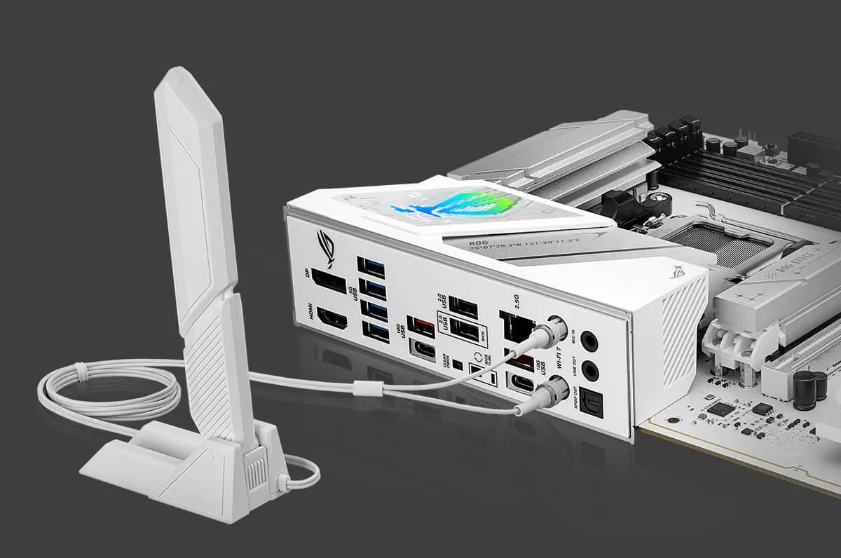 ASUS ROG STRIX B850-A Gaming WIFI ATX Motherboard (White) overview 13