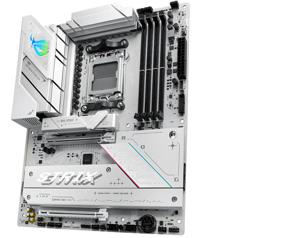 ASUS ROG STRIX B850-A Gaming WIFI ATX Motherboard (White) overview 15