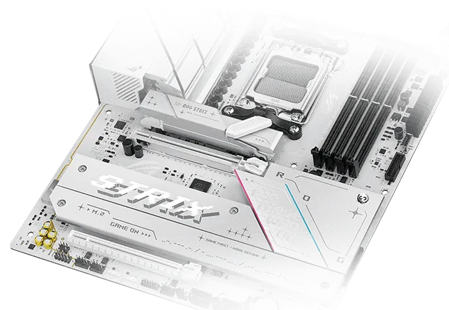 ASUS ROG STRIX B850-A Gaming WIFI ATX Motherboard (White) overview 8