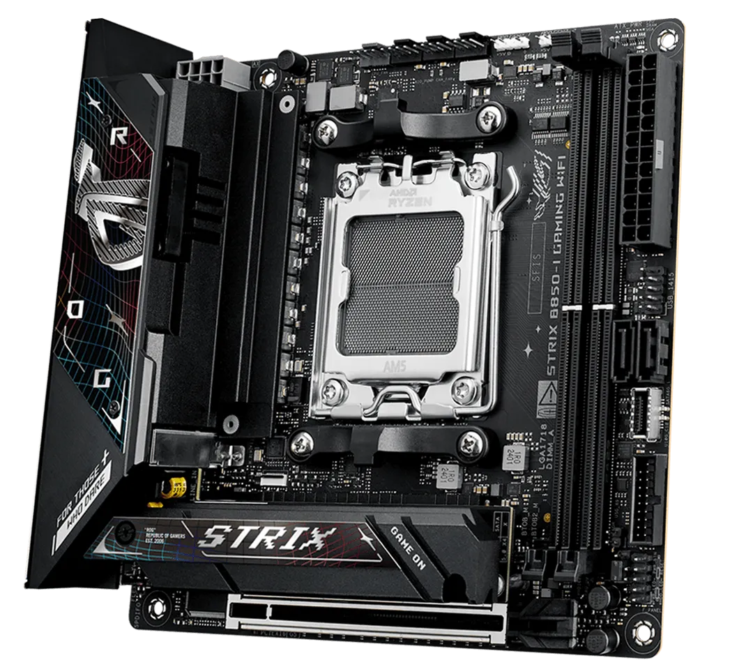 ASUS ROG STRIX B850-I Gaming WiFi M-ITX Motherboard overview 1